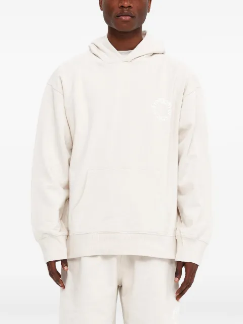 FREEDOM OF SPACE logo hoodie Grey CIRCLELOGOHOODIE