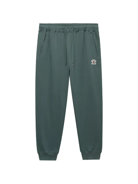FINGERCROXX logo patch trousers Green FFXPTM00606XN