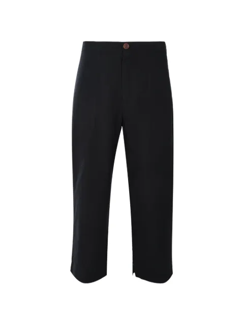 Marané El Pepe embroidered-pocket trousers Black EPTBL