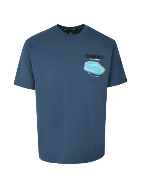 FINGERCROXX graphic T-shirt Blue FFXTEM00276XL