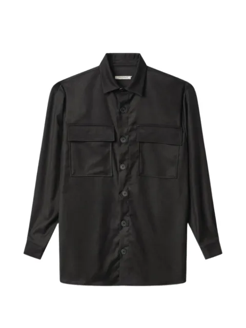 HINNOMINATE buttoned pocket shirt Black HMABM01090
