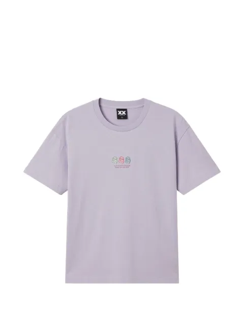 FINGERCROXX printed T-shirt Purple FFXDSW01377X