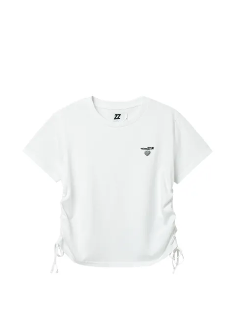 izzue drawstring-details T-shirt White FFXTEM01312X