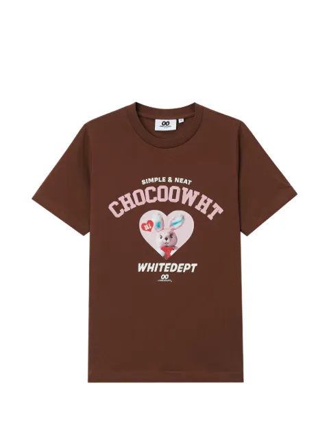 CHOCOOLATE printed T-shirt Brown FFXTEW01424X