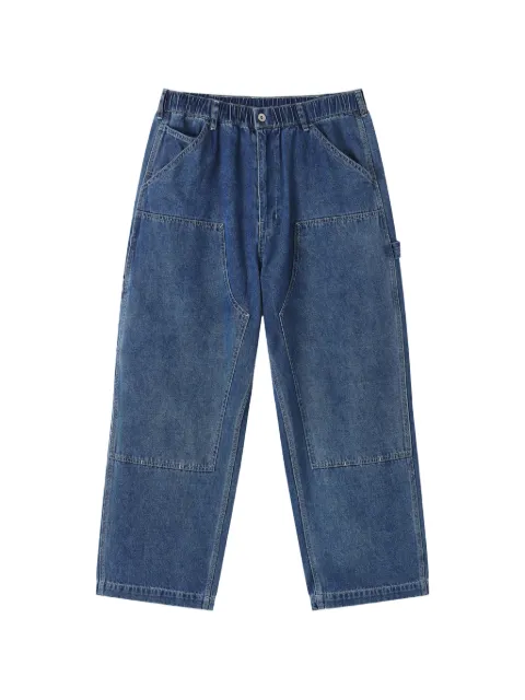 FINGERCROXX patched jeans Blue 00CCSL702302L