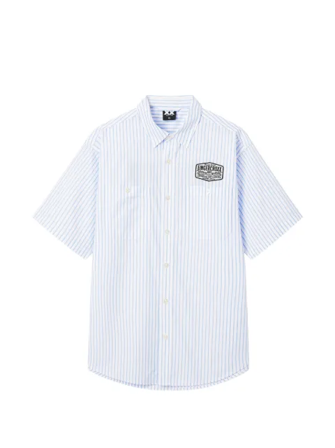 FINGERCROXX striped pocket shirt White 00CCSL702309L