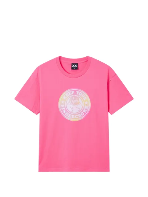 FINGERCROXX printed T-shirt Pink 6S611AS