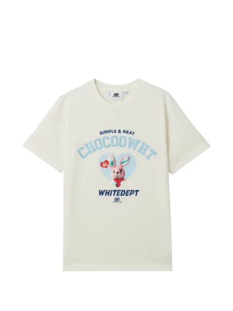 CHOCOOLATE printed T-shirt Neutrals FFXVCW01351X
