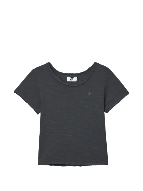 izzue logo-detail T-shirt Grey FFXTEM01313X