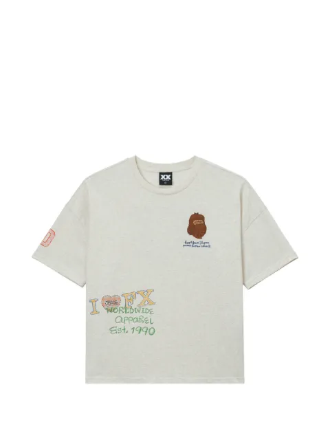 FINGERCROXX printed T-shirt Neutrals FFXPTM01292X