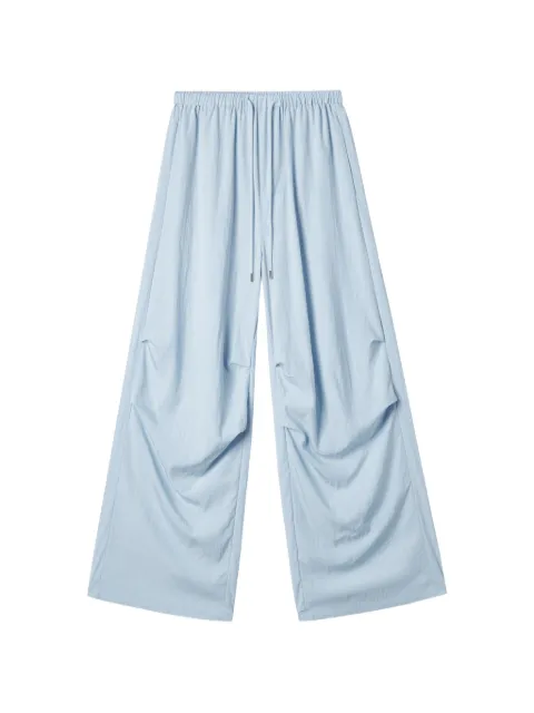 b+ab gathered wide trousers Blue IZXPTM00619X