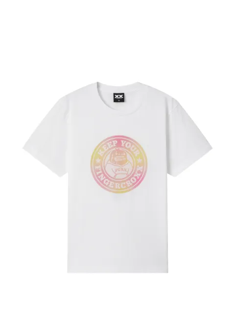 FINGERCROXX printed T-shirt White FFXDSW01377X
