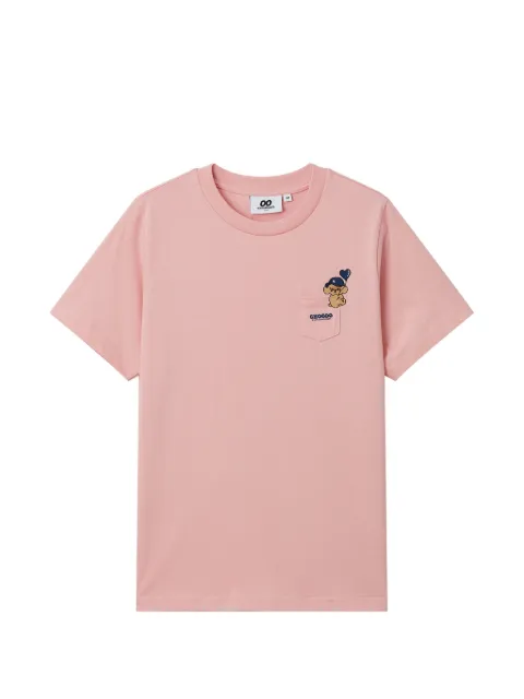 CHOCOOLATE pocket-detail graphic T-shirt Pink M3600SS26