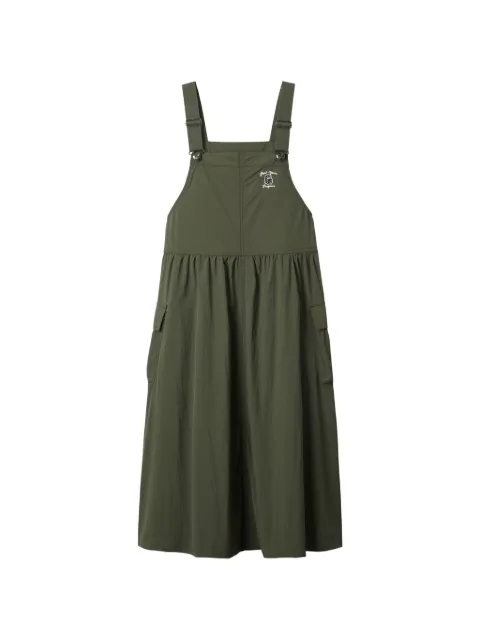 FINGERCROXX embroidered midi dress Green 00CSHL702301L