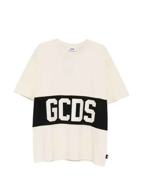 GCDS logo T-shirt Neutrals Z0MLQC140J101