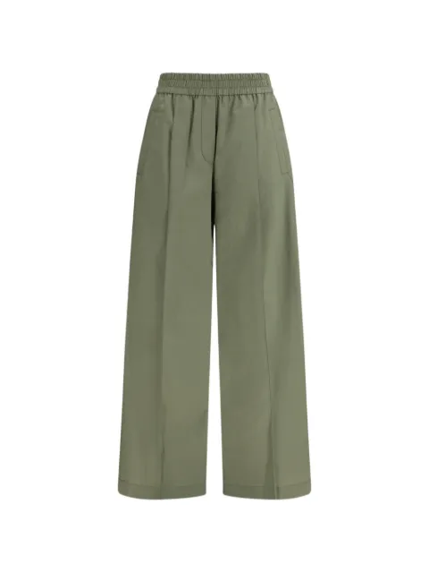 Brunello Cucinelli elasticated trousers Green M0F79P8721C3066
