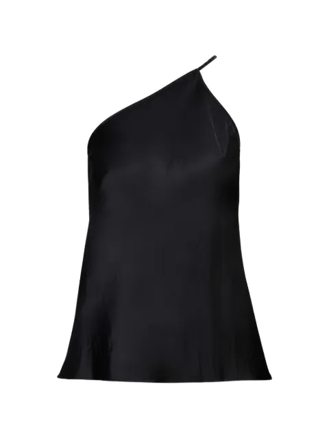 Rick Owens one-shoulder slip top Black RP01F6117CC