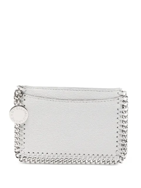 Stella McCartney logo-pendant cardholder Grey 7P0073WP0688