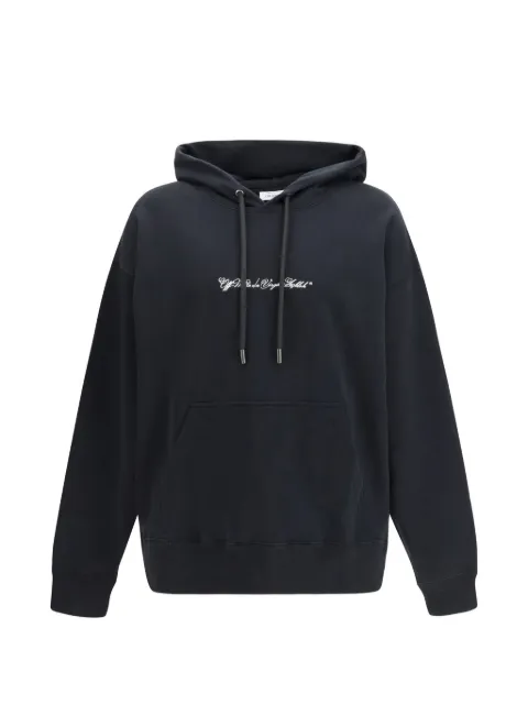 Off-White Script Arrow hoodie Black 44MBB085S26