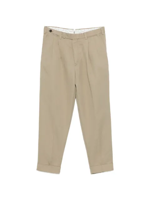 PT Torino pleated cuffed trousers Neutrals COZLCMZB0RWLPU38L