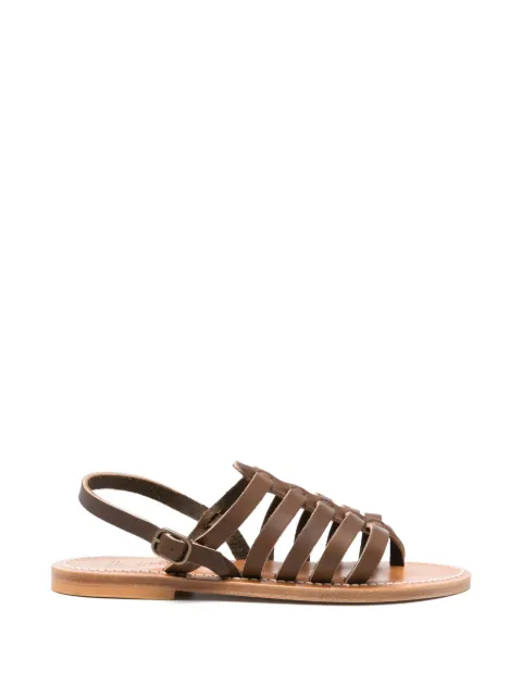 K. Jacques strappy flat sandals Brown HOMEREFMIELCNC