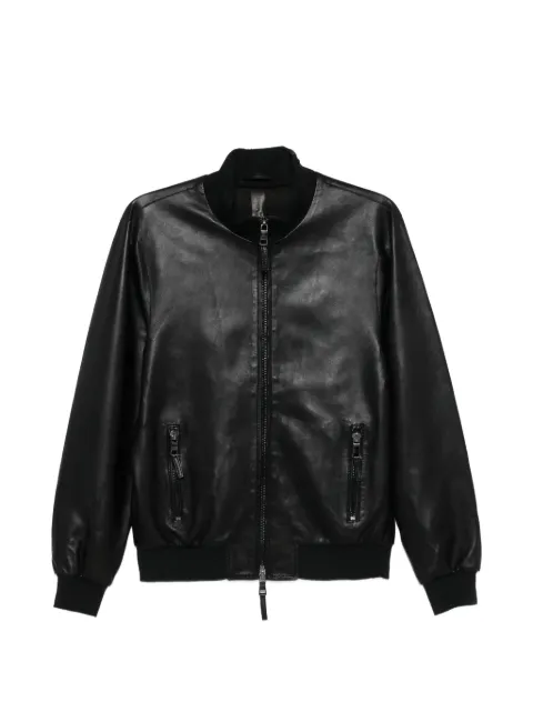 THE JACK LEATHERS Derek jacket Black DEREKSEAMLESSPLONGEE20