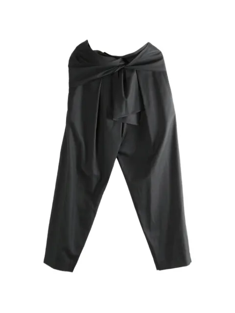 The Row tie-waist trousers Black 10842W4327