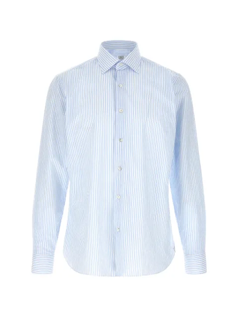 BORRIELLO NAPOLI striped buttoned shirt Blue 220411