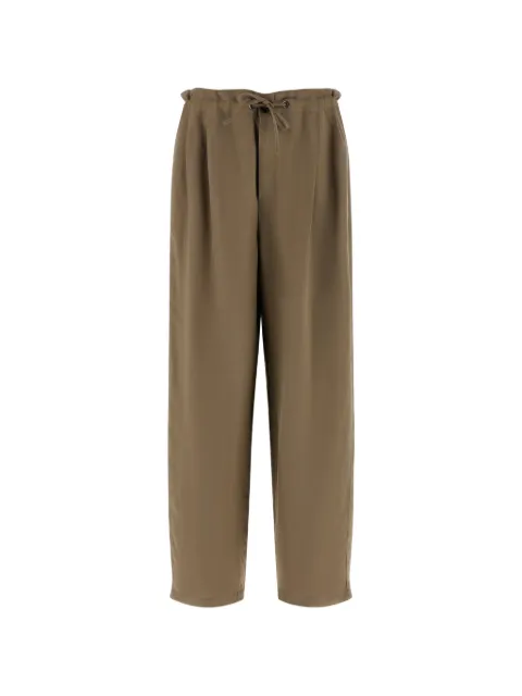Brunello Cucinelli twill straight-leg trousers Brown MH126P9217C9325