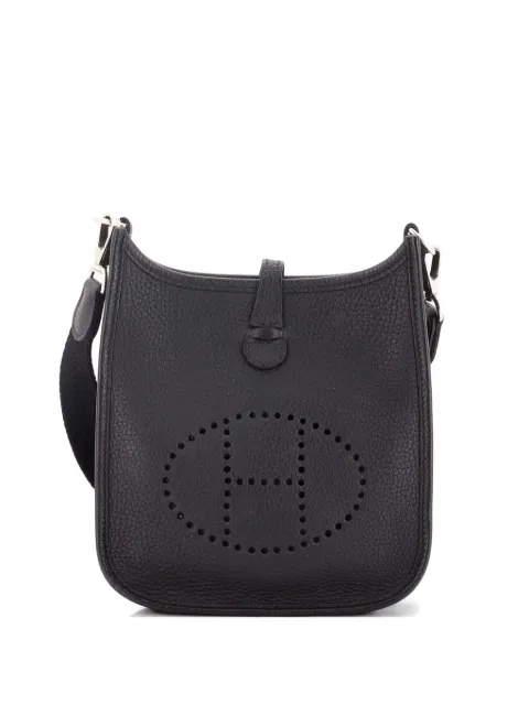 Hermès Pre-Owned Evelyne Bag Gen III Clemence TPM crossbody bag Black 6GBVJMY98VLXW1HH