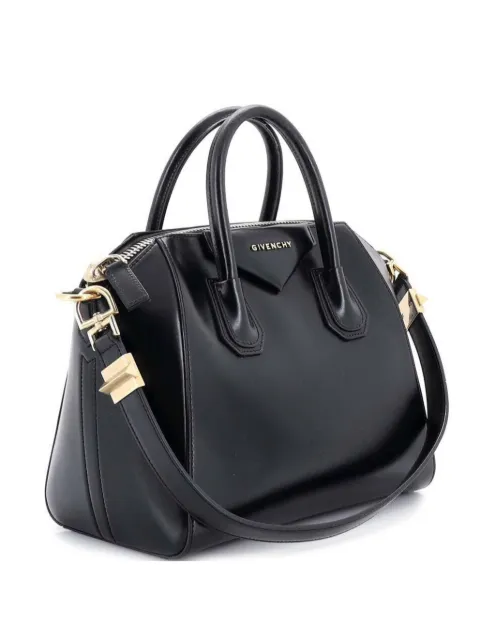 Givenchy Pre-Owned Antigona Bag Glazed Leather Small satchel Black D7Y3WEAO42T30RAI