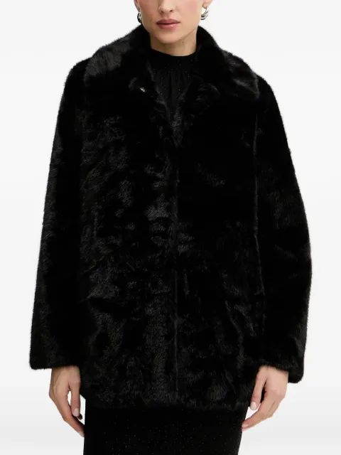 Morgan collar coat Black GOVIA