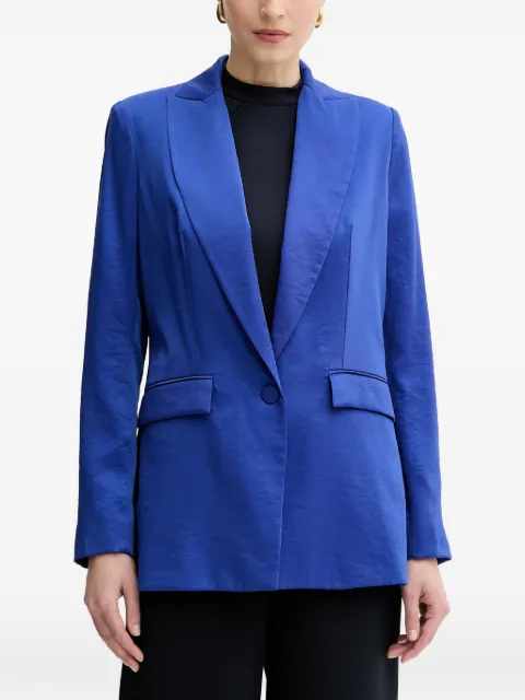 Morgan shawl-lapel blazer Blue VTEO