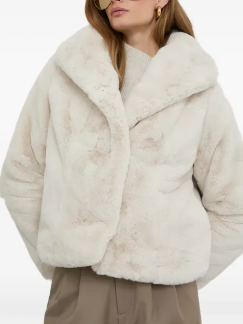 Morgan faux-fur jacket Neutrals GEDOU