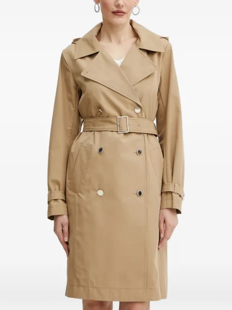 Morgan hooded belted coat Neutrals GROAD