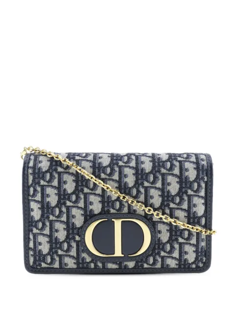 Christian Dior Pre-Owned 2021-2026 Oblique 30 Montaigne 2 in 1 Pouch crossbody bag Blue ZGTYV2WU4XA40WA9