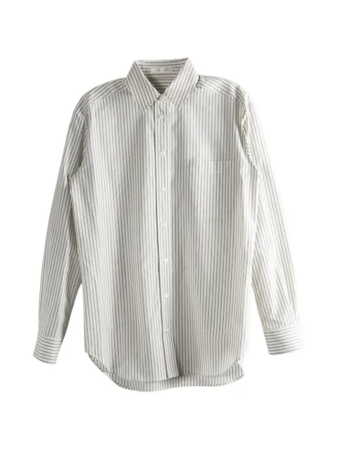The Row striped pocket shirt White 10477W4450