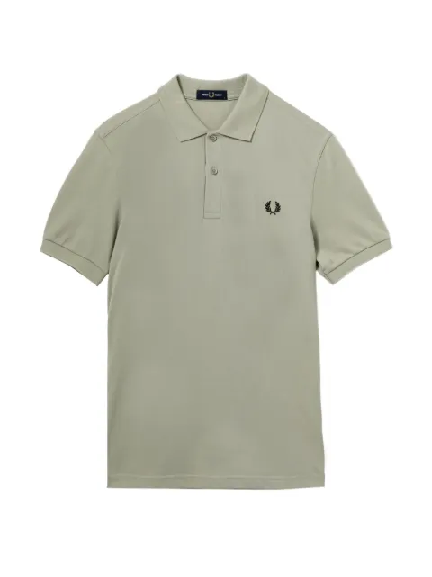 Fred Perry logo-embroidered polo shirt Green M6000