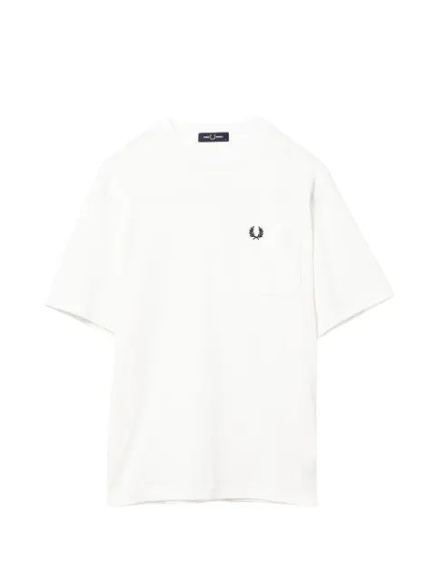 Fred Perry logo-embroidered T-shirt White M2408