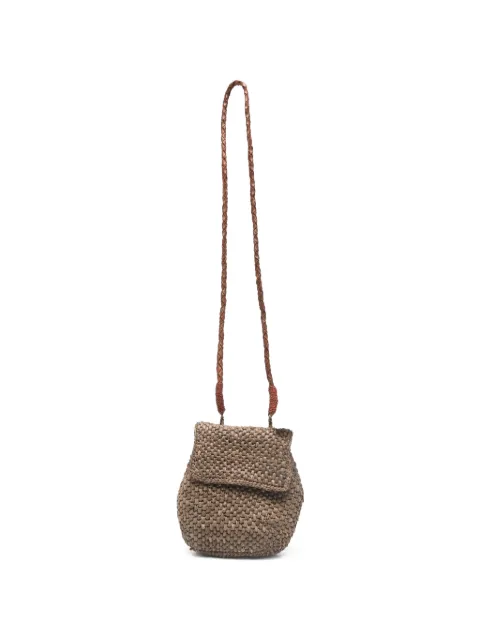 IBELIV Zaz woven cross body bag Brown ZAZDARKTEA