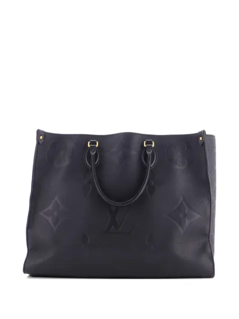 Louis Vuitton Pre-Owned OnTheGo Monogram Empreinte Giant GM tote bag Black YUSK3QWLGFYCF9EL