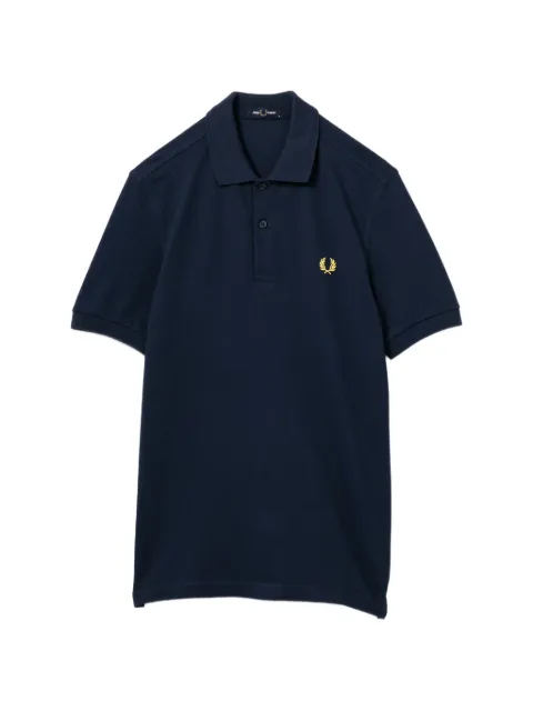 Fred Perry logo-embroidered polo shirt Blue M6000