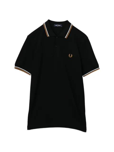Fred Perry twin-tipped polo shirt Black M3600