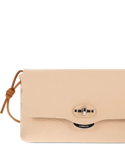 Zanellato small Lettera Pochette leather mini bag Neutrals 0683310040000S098