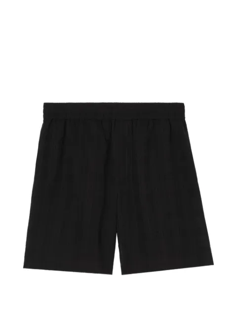 Burberry Check cotton voile shorts Black 8123716