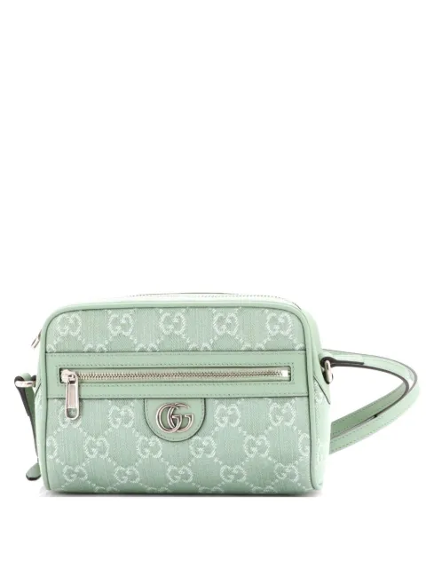 Gucci Pre-Owned Ophidia Shoulder Bag GG Canvas Mini crossbody bag Green UX568711JSDSEFCL