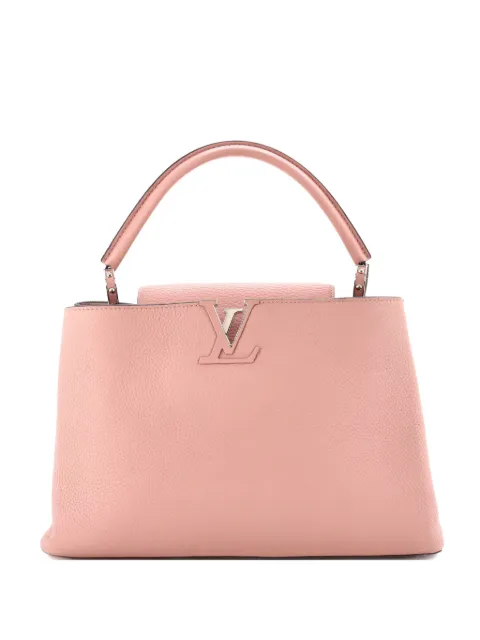 Louis Vuitton Pre-Owned Capucines Bag Leather MM satchel Pink 6RMQAEZGN2Q6C9SD