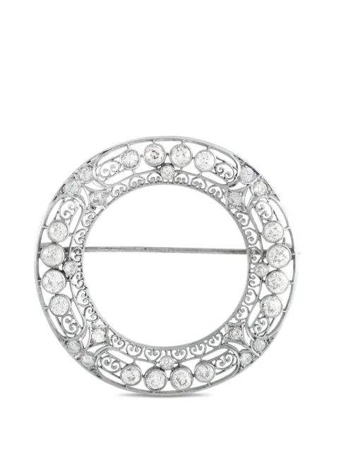 LB Exclusive diamond brooch Silver MF21020526