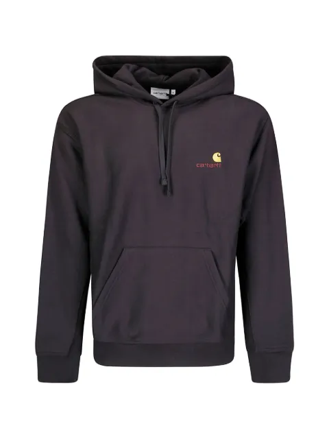 Carhartt WIP drawstring kangaroo pocket hoodie Black I028279