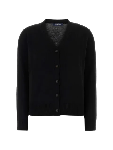 'S Max Mara V-neck button cardigan Black 2619341031600